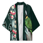 Australian Ringneck Parrot Kimono Barnardius Zonarius Eucalyptus Flowers Aboriginal Art