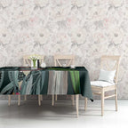 Australian Ringneck Parrot Tablecloth Barnardius Zonarius Eucalyptus Flowers Aboriginal Art