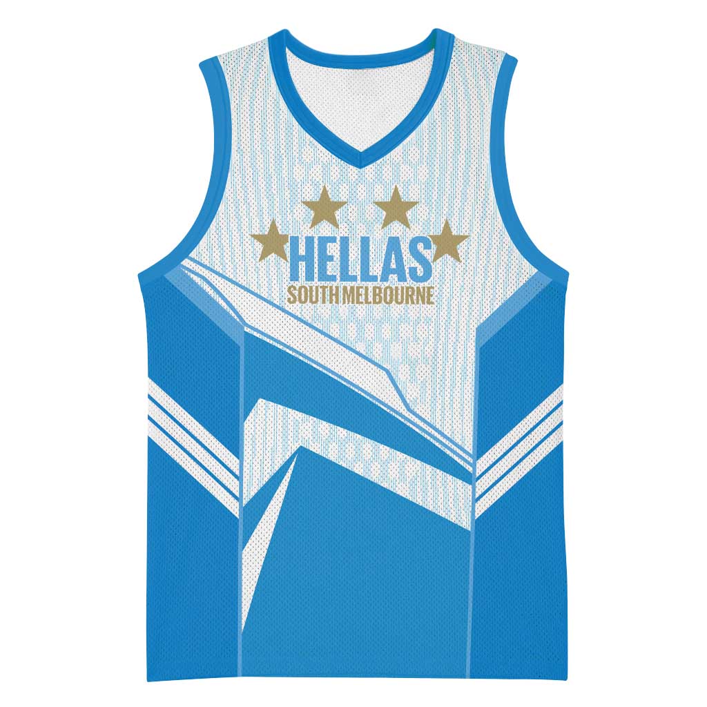 South Melbourne Australia Football Custom Basketball Jersey Come On Hellas