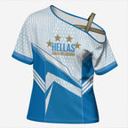 South Melbourne Australia Football Custom Cross Shoulder Shirt Come On Hellas