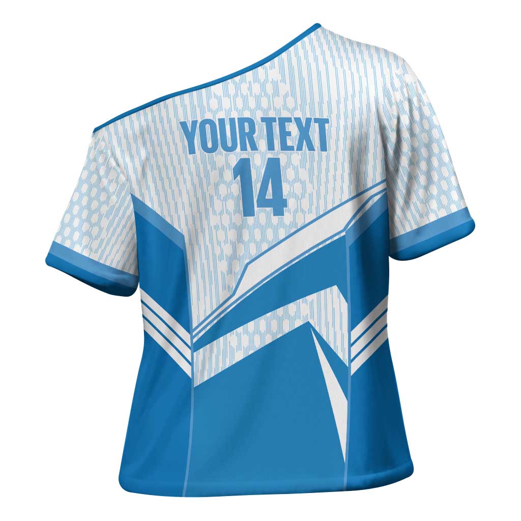 South Melbourne Australia Football Custom Cross Shoulder Shirt Come On Hellas