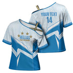 South Melbourne Australia Football Custom Cross Shoulder Shirt Come On Hellas