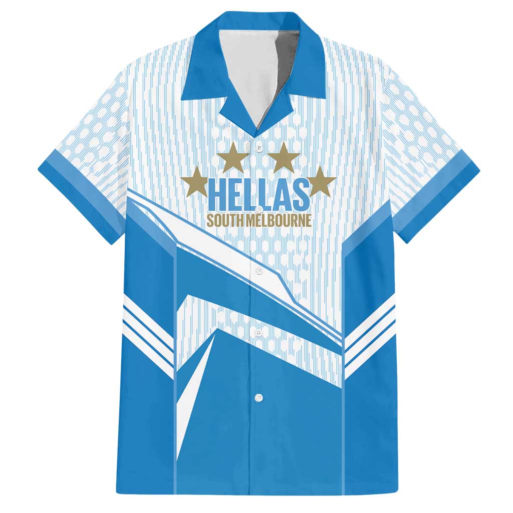 South Melbourne Australia Football Custom Hawaiian Shirt Come On Hellas