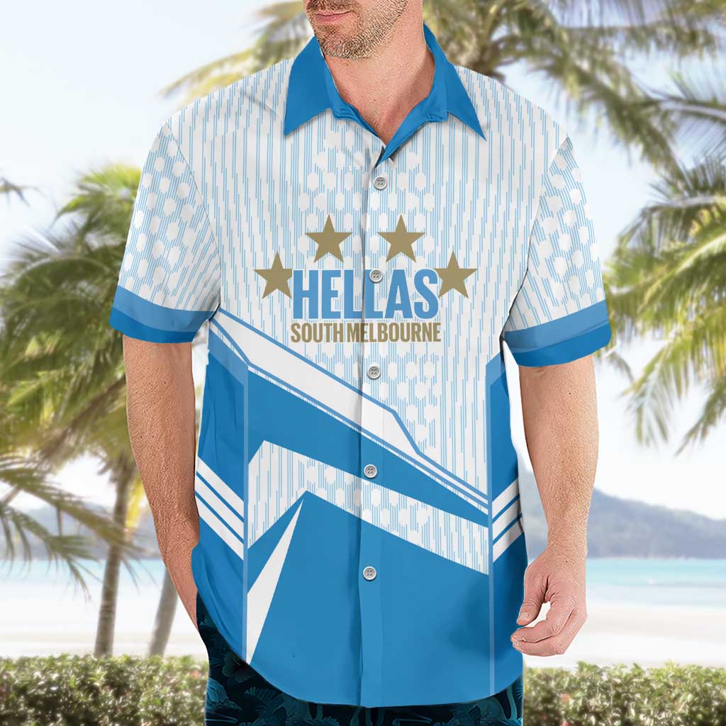 South Melbourne Australia Football Custom Hawaiian Shirt Come On Hellas
