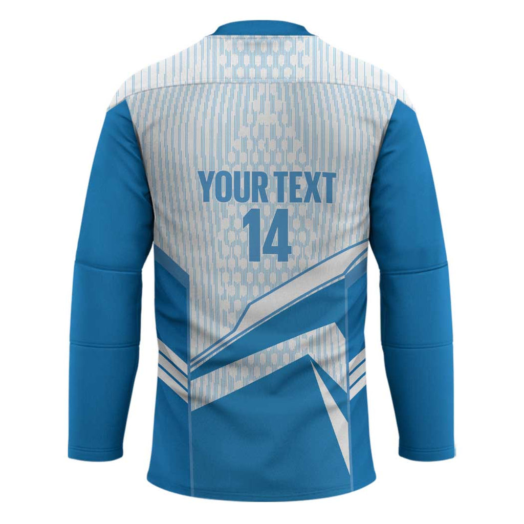 South Melbourne Australia Football Custom Hockey Jersey Come On Hellas
