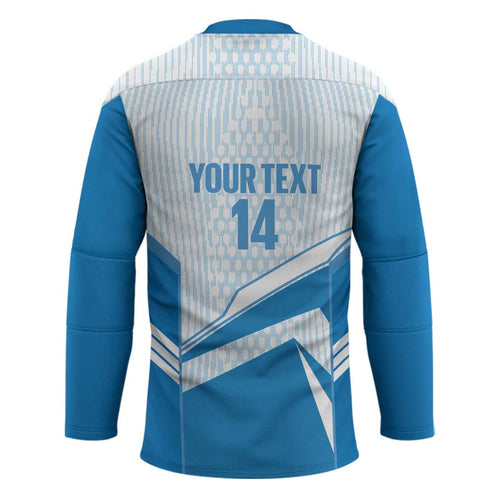 South Melbourne Australia Football Custom Hockey Jersey Come On Hellas