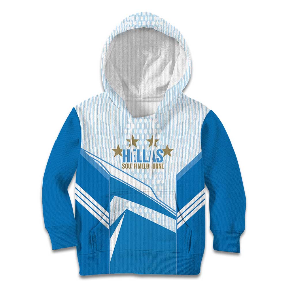 South Melbourne Australia Football Custom Kid Hoodie Come On Hellas