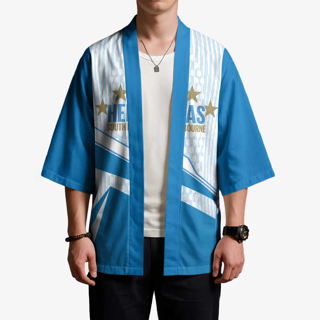 South Melbourne Australia Football Custom Kimono Come On Hellas
