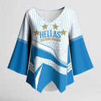 South Melbourne Australia Football Custom Kimono Sleeve Blouse Come On Hellas