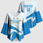 South Melbourne Australia Football Custom Kimono Sleeve Blouse Come On Hellas
