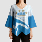 South Melbourne Australia Football Custom Kimono Sleeve Blouse Come On Hellas