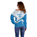 South Melbourne Australia Football Custom Off Shoulder Sweater Come On Hellas