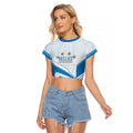 South Melbourne Australia Football Custom Raglan Cropped T Shirt Come On Hellas
