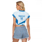 South Melbourne Australia Football Custom Raglan Cropped T Shirt Come On Hellas
