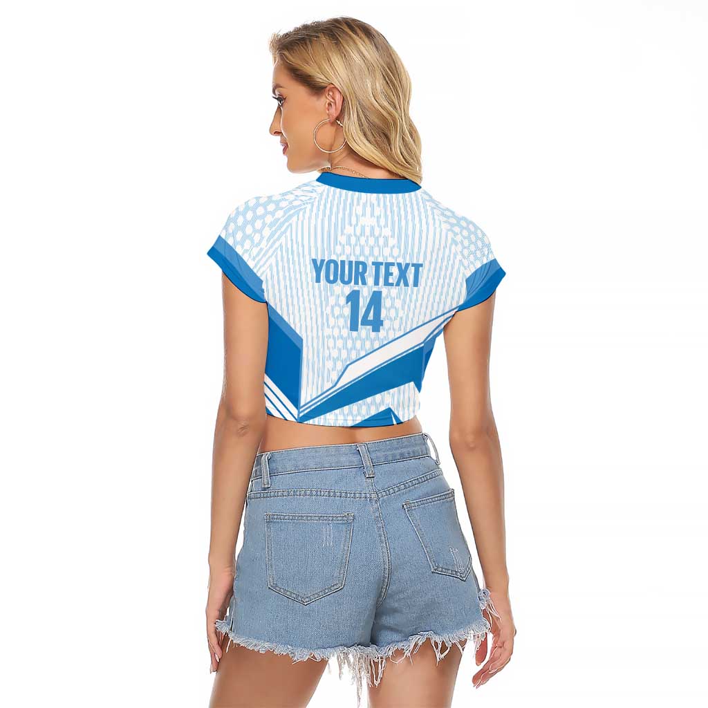 South Melbourne Australia Football Custom Raglan Cropped T Shirt Come On Hellas