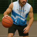 South Melbourne Australia Football Custom Sleeveless Zip Hoodie Come On Hellas