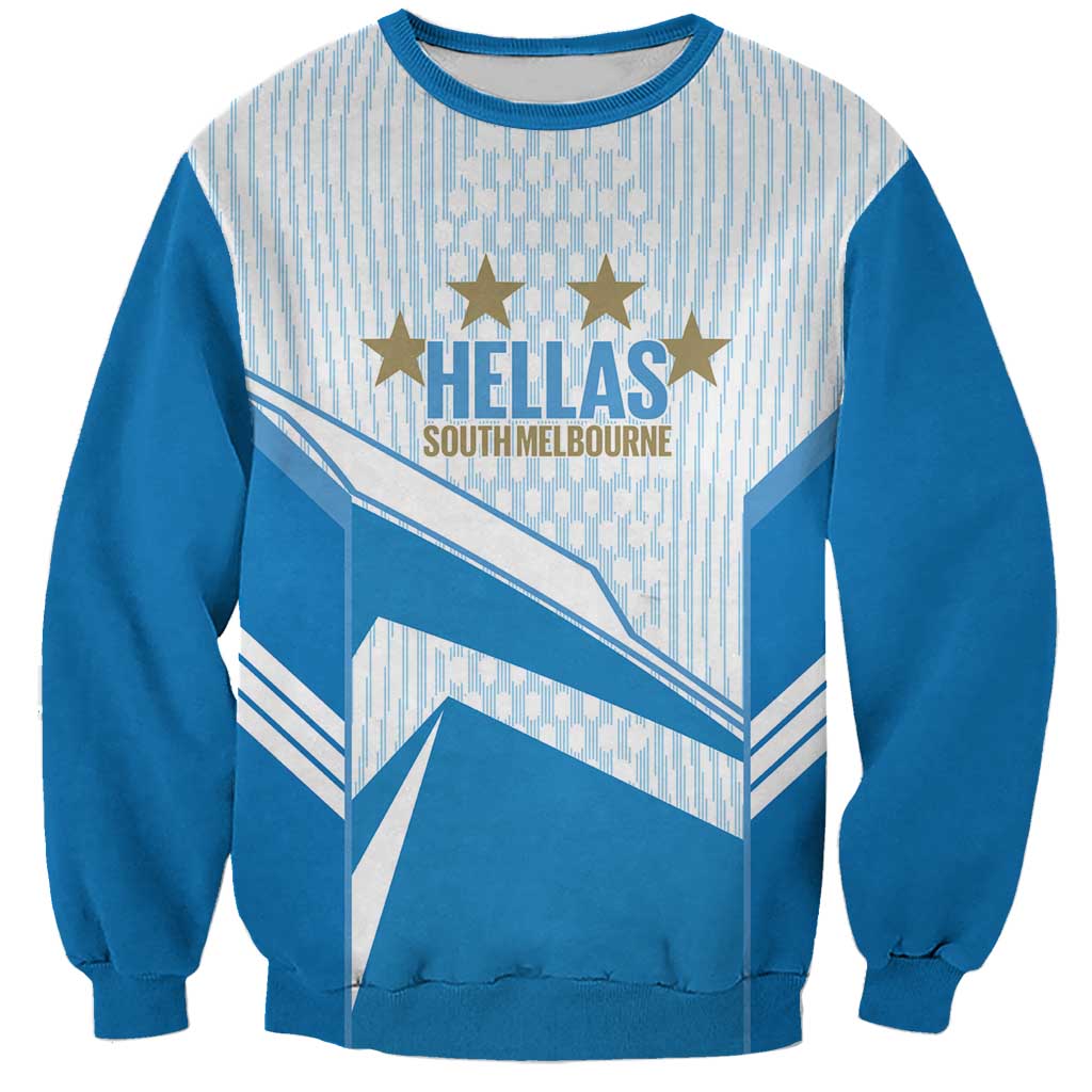 South Melbourne Australia Football Custom Sweatshirt Come On Hellas
