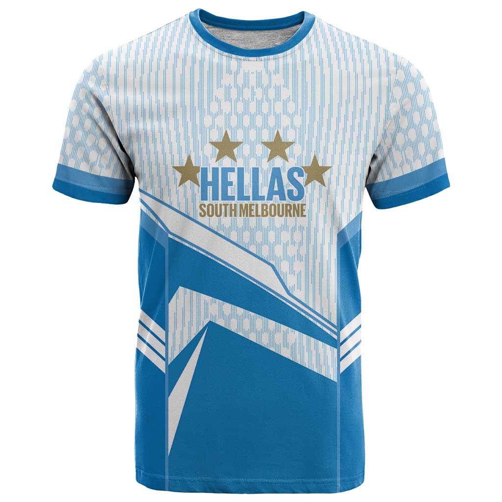 South Melbourne Australia Football Custom T Shirt Come On Hellas