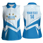 South Melbourne Australia Football Custom Women Sleeveless Polo Shirt Come On Hellas