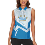 South Melbourne Australia Football Custom Women Sleeveless Polo Shirt Come On Hellas