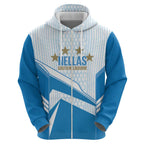 South Melbourne Australia Football Custom Zip Hoodie Come On Hellas