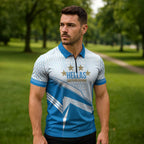 South Melbourne Australia Football Custom Zipper Polo Shirt Come On Hellas
