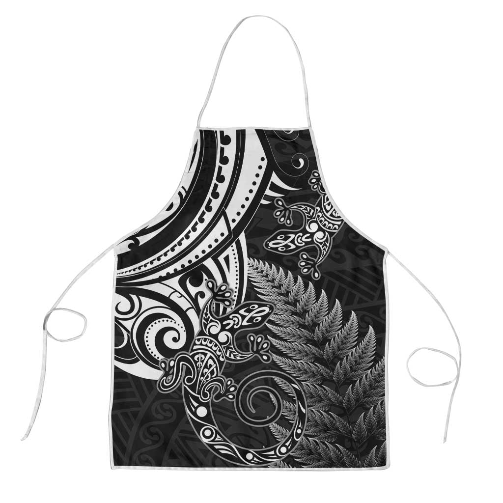 New Zealand Lizard Apron Silver Fern Aotearoa Maori - Aussie Hoodie