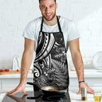 New Zealand Lizard Apron Silver Fern Aotearoa Maori - Aussie Hoodie