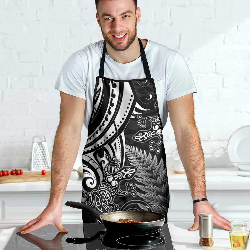 New Zealand Lizard Apron Silver Fern Aotearoa Maori - Aussie Hoodie