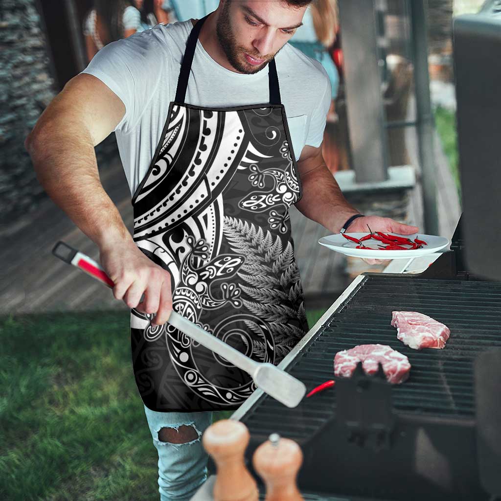 New Zealand Lizard Apron Silver Fern Aotearoa Maori - Aussie Hoodie