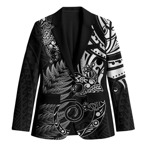 New Zealand Lizard Blazer Silver Fern Aotearoa Maori - Aussie Hoodie