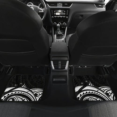 New Zealand Lizard Car Mats Silver Fern Aotearoa Maori
