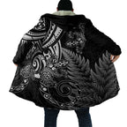 New Zealand Lizard Cloak Silver Fern Aotearoa Maori - Aussie Hoodie