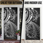 New Zealand Lizard Door Cover Silver Fern Aotearoa Maori - Aussie Hoodie
