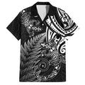 New Zealand Lizard Hawaiian Shirt Silver Fern Aotearoa Maori