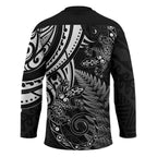 New Zealand Lizard Hockey Jersey Silver Fern Aotearoa Maori - Aussie Hoodie