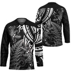 New Zealand Lizard Hockey Jersey Silver Fern Aotearoa Maori - Aussie Hoodie
