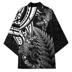 New Zealand Lizard Kimono Silver Fern Aotearoa Maori - Aussie Hoodie