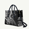 New Zealand Lizard Leather Bag Silver Fern Aotearoa Maori - Aussie Hoodie