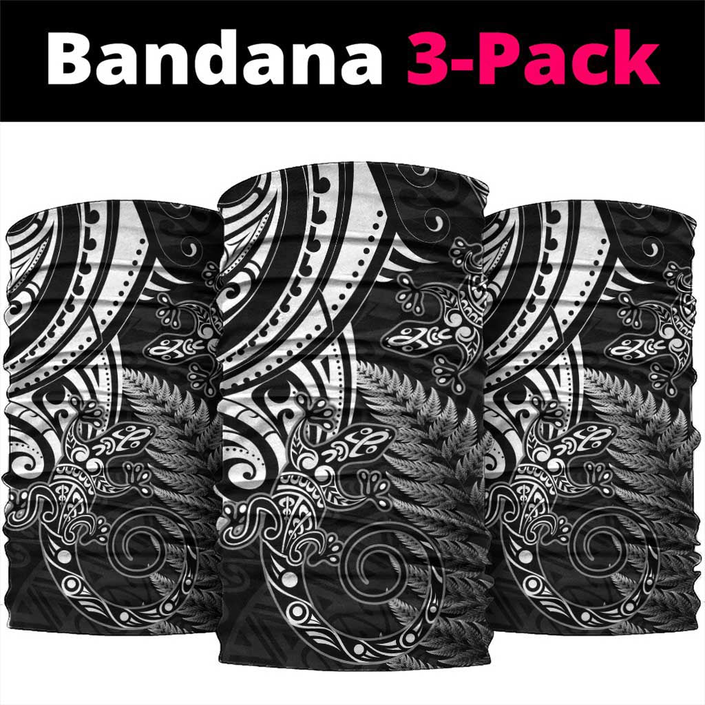 New Zealand Lizard Neck Gaiter Silver Fern Aotearoa Maori - Aussie Hoodie