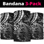New Zealand Lizard Neck Gaiter Silver Fern Aotearoa Maori - Aussie Hoodie