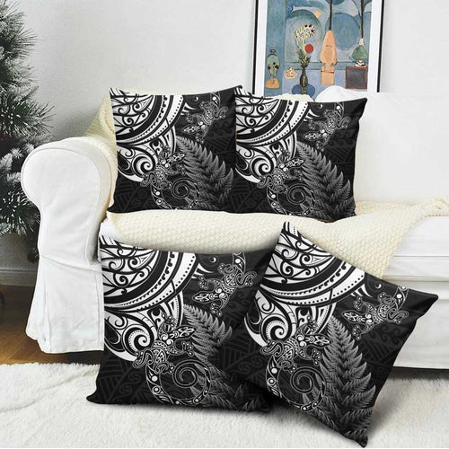 New Zealand Lizard Pillow Cover Silver Fern Aotearoa Maori - Aussie Hoodie