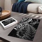 New Zealand Lizard Puzzle Silver Fern Aotearoa Maori - Aussie Hoodie