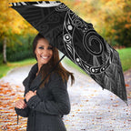 New Zealand Lizard Umbrella Silver Fern Aotearoa Maori - Aussie Hoodie