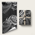 New Zealand Lizard Wrapping Paper Silver Fern Aotearoa Maori - Aussie Hoodie