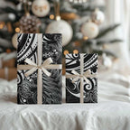 New Zealand Lizard Wrapping Paper Silver Fern Aotearoa Maori - Aussie Hoodie