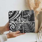 New Zealand Lizard Wrapping Paper Silver Fern Aotearoa Maori - Aussie Hoodie