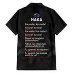 Custom New Zealand Haka Rugby Hawaiian Shirt 2024 Pacific Go Black Silver Fern
