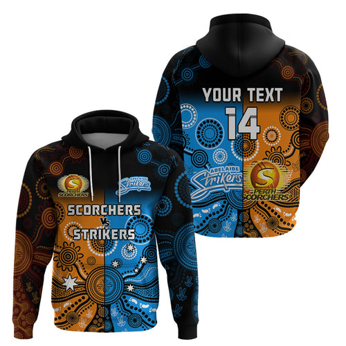 custom-text-and-number-perth-scorchers-and-adelaide-strikers-cricket-hoodie-aboriginal-art