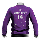 Custom Australia Soccer Baseball Jacket Matildas Go Champions - Purple